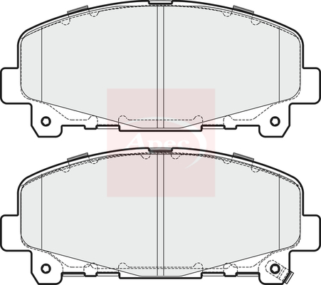 Apec PAD1693 Brake Pads Set