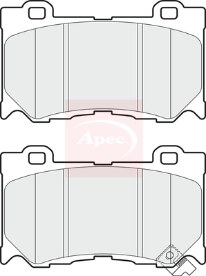 Apec PAD1709 Brake Pads Set