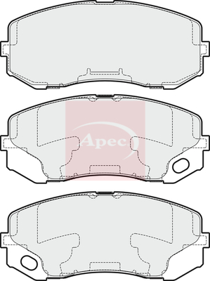 Apec PAD1726 Brake Pads Set