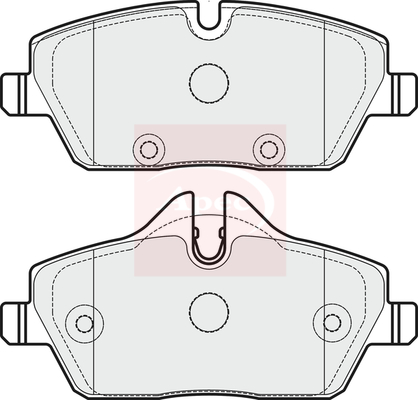 Apec PAD1758 Brake Pads Set