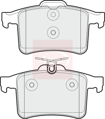 Apec PAD1768 Brake Pads Set