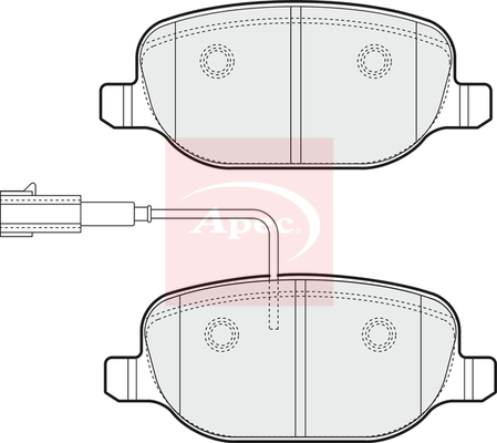Apec PAD1791 Brake Pads Set