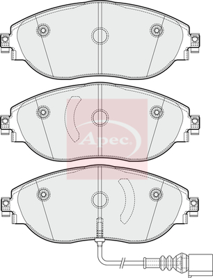 Apec PAD1844 Brake Pads Set