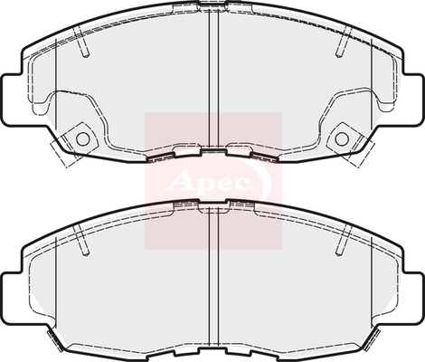 Apec PAD1848 Brake Pads Set