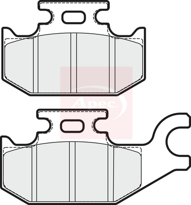Apec PAD1863 Brake Pads Set