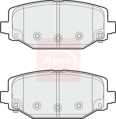 Apec PAD1879 Brake Pads Set