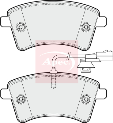 Apec PAD1900 Brake Pads Set