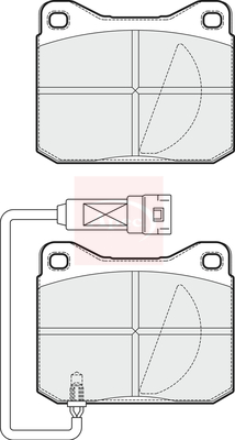 Apec PAD1901 Brake Pads Set