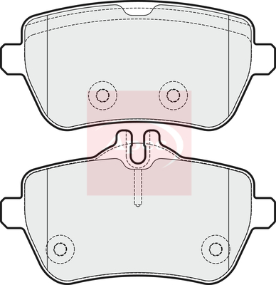 Apec PAD1908 Brake Pads Set