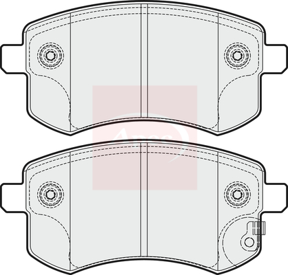Apec PAD1909 Brake Pads Set