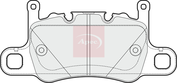 Apec PAD2022 Brake Pads Set