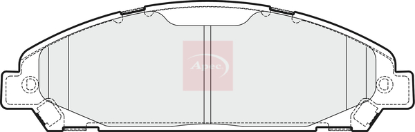 Apec PAD2048 Brake Pads Set
