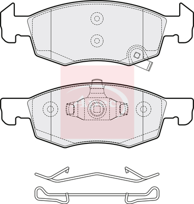 Apec PAD2062 Brake Pads Set