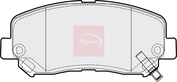 Apec PAD2076 Brake Pads Set