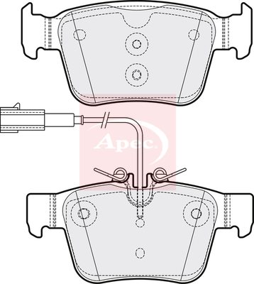 Apec PAD2159 Brake Pads Set