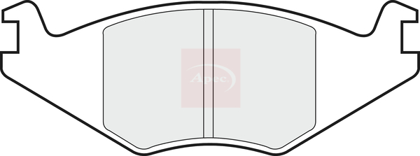 Apec PAD439 Brake Pads Set