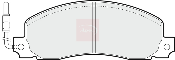 Apec PAD489 Brake Pads Set