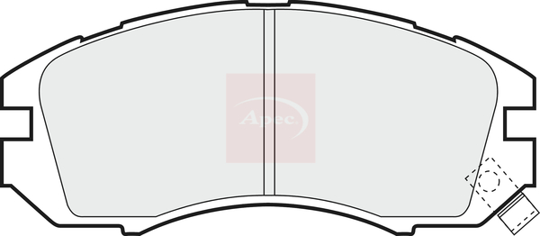 Apec PAD739 Brake Pads Set