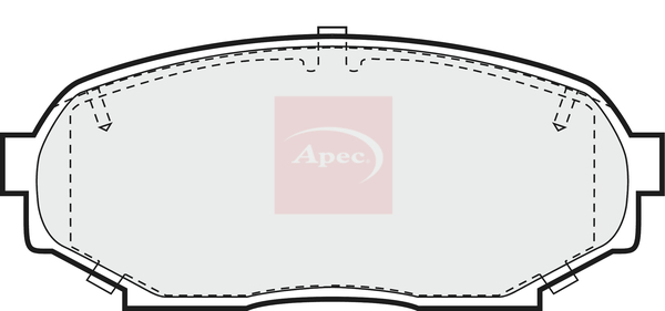 Apec PAD746 Brake Pads Set