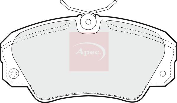 Apec PAD757 Brake Pads Set
