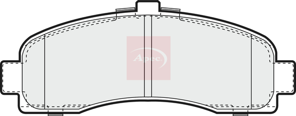 Apec PAD800 Brake Pads Set