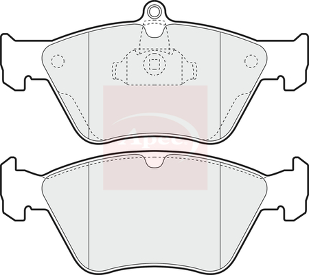 Apec PAD847 Brake Pads Set