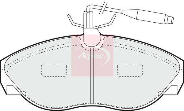 Apec PAD867 Brake Pads Set