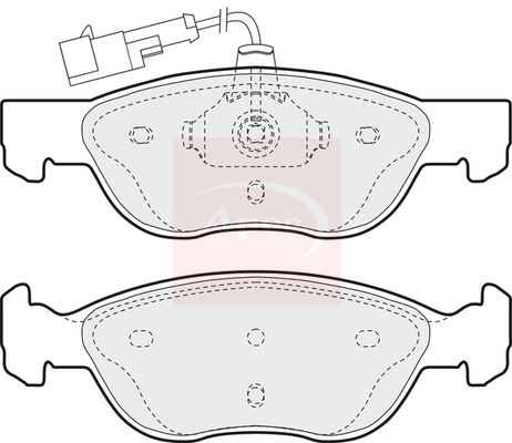 Apec PAD893 Brake Pads Set