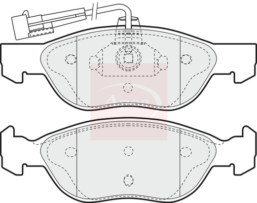 Apec PAD938 Brake Pads Set