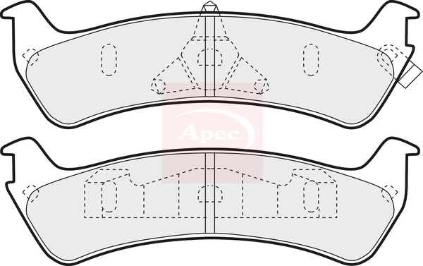 Apec PAD990 Brake Pads Set