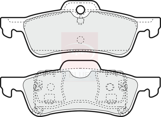 Apec Blue PD3065 Brake Pads Set