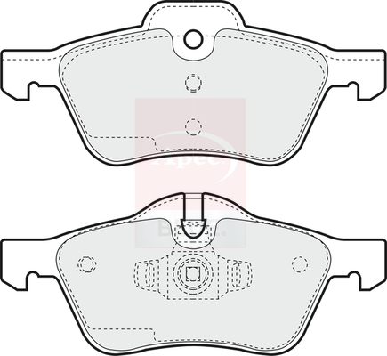 Apec Blue PD3066 Brake Pads Set