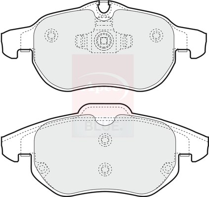 Apec Blue PD3069 Brake Pads Set