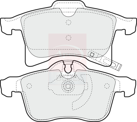 Apec Blue PD3078 Brake Pads Set