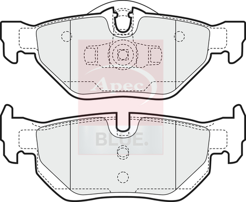 Apec Blue PD3083 Brake Pads Set
