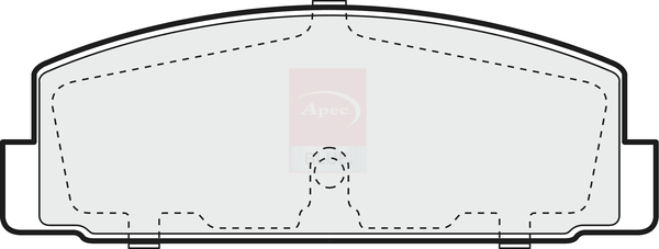 Apec Blue PD3104 Brake Pads Set