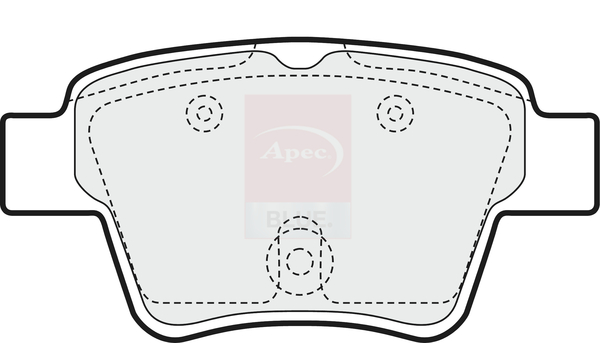 Apec Blue PD3155 Brake Pads Set