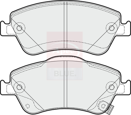 Apec Blue PD3239 Brake Pads Set