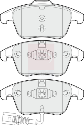 Apec Blue PD3243 Brake Pads Set