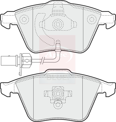 Apec Blue PD3317 Brake Pads Set