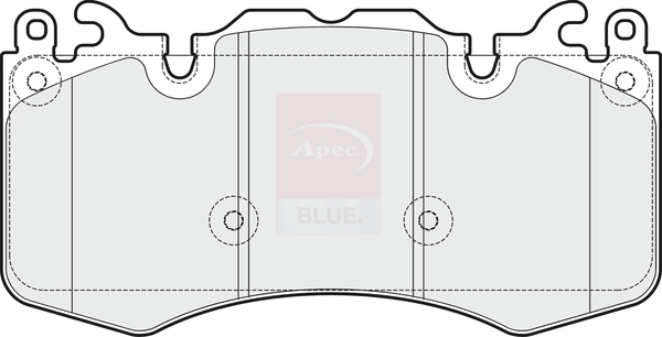 Apec Blue PD3343 Brake Pads Set