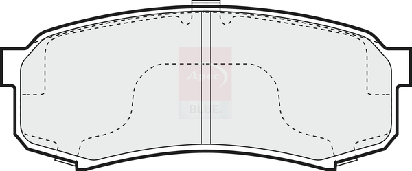 Apec Blue PD3386 Brake Pads Set