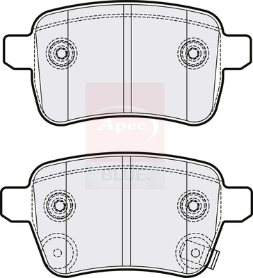 Apec Blue PD3712 Brake Pads Set