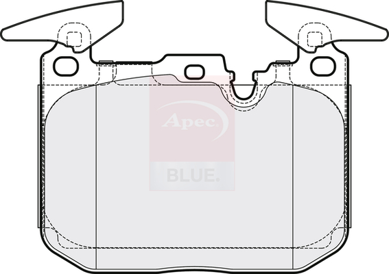 Apec Blue PD3723 Brake Pads Set