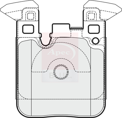 Apec Blue PD3736 Brake Pads Set