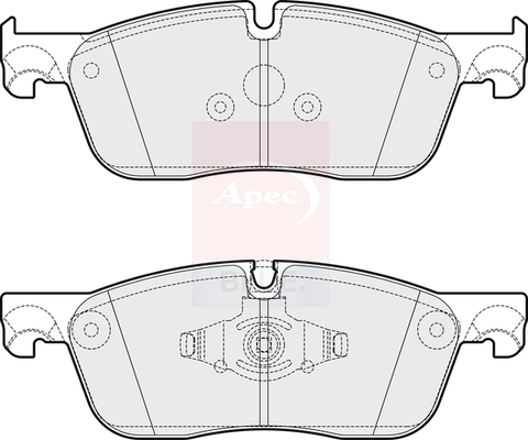 Apec Blue PD3833 Brake Pads Set