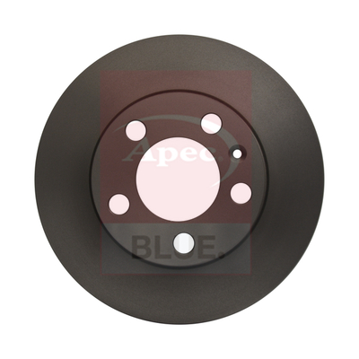 Apec Blue SDK6064 2x Brake Discs Pair Solid