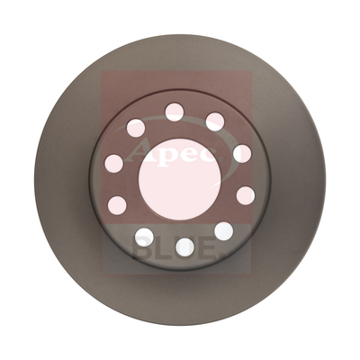 Apec Blue SDK6084 2x Brake Discs Pair Solid