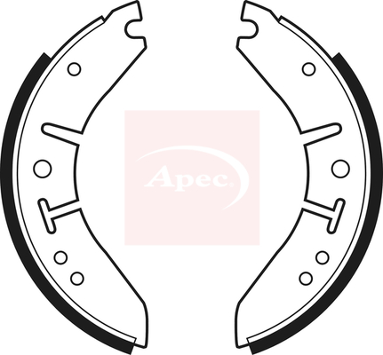 Apec SHU132 Brake Shoes Set