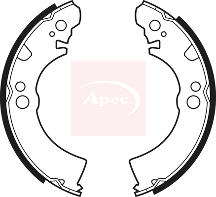 Apec SHU342 Brake Shoes Set